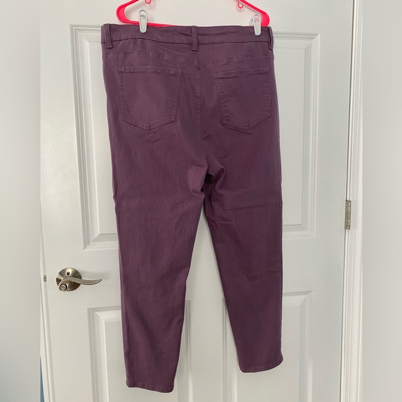 🦄Purple Universal Standard Seine High Rise 27” Skinny Jeans - Picture 6 of 6